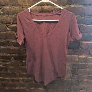 Maroon Lululemon Love Tee